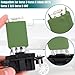 BCJPOL Heater Motor Blower Resistor for Vauxhall Corsa D E Adam, Alfa Romeo Mito, Fiat Grande Punto Evo Linea Qubo Doblo 13248240 55702407 6845796 77364061 6436C4