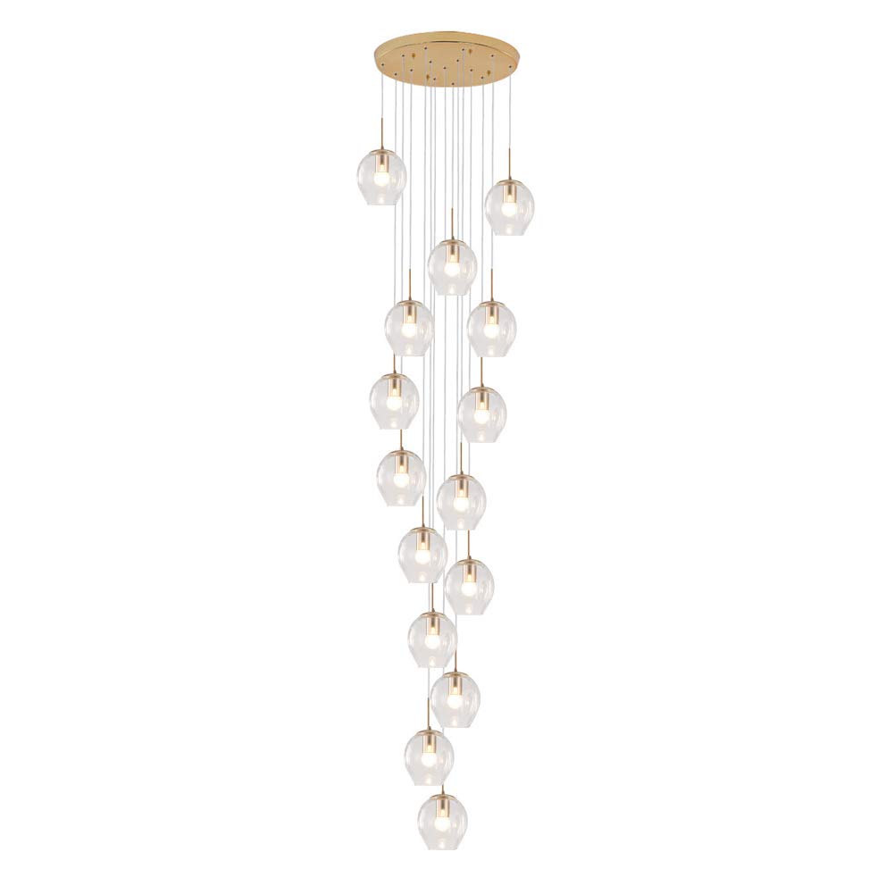 CSXSXAUO Adjustable Pendant Lighting Fixture Modern Iron Industrial Chandelier Hanging Ceiling Light Lamp for Kitchen Island Bedroom Hallway Living Room-Amber 10 Lights Commemoration Day vi
