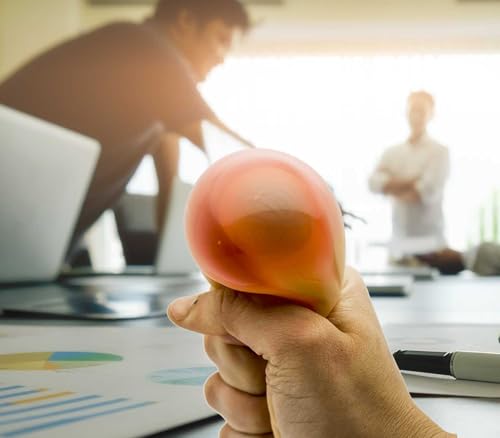 Novelty Balls Stress Relief Ball for Adults Hand Wrist Grip Squeeze Exercise - Naughty Funny Sensory Gag Gift for Men Women Her Him Secret Santa Office Christmas Stocking Filler - 1 Supplied - Image 6