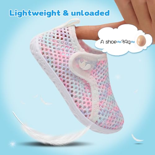 Image of FEETCITY Baby Boys Girls Water Sport Shoes Barefoot Kids Aqua Socks Quick-Dry Beach Swim Pool Shoes