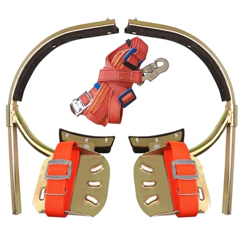 Crampons d'escalade de poteaux et d'arbres avec boucle réglable