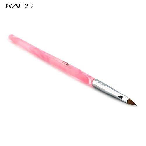 Miniatura 8 de KADS Kolinsky - Brocha de uñas acrílicas, diseño profesional de uñas, pincel para esmalte (6#)