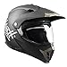 Westt Cross Casco De Moto Motocross Integral con Doble Visera - Negro...