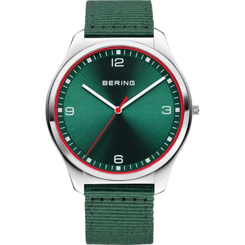 Bering Herren Uhr Quarz Movement - Ultra Slim Collection mit Edelstahl und Saphirglas 18342-508 - 3 ATM