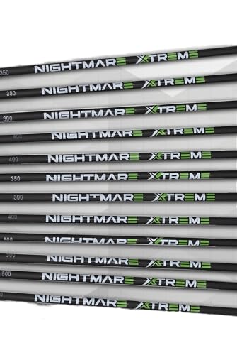 Killz Products Nightmare Xtreme 2.0 300/350 / 400/500 Spine Arrow 12/Pack Fletched (300)