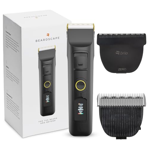 Brio Beardscape V2 Black Bundled with Zero Blade & Body Blade