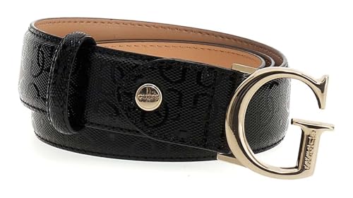 Ceinture GUESS Aldina noire W85 ajustable et raccourcissable pour pantalon