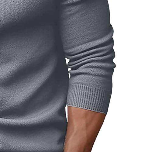 JEShifangjiusu Mens V Neck Slim Fit Sweater Comfortably Soft Knitted Pullover Long Sleeve Casual Fashion Jumper Sweaters4
