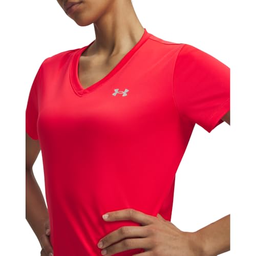 Image of Under Armour Women's Velocity Solid Short Sleeve V Neck T Shirt