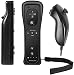 PowerLead Motion Plus Remote and Nunchuck Controller for Wii + Case (WII Black)