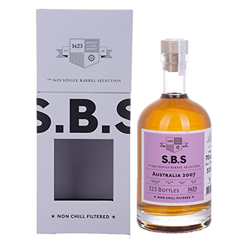 1423 S.B.S AUSTRALIA Rum Single Barrel Selection 2007 55% Vol. 0,7l in Geschenkbox