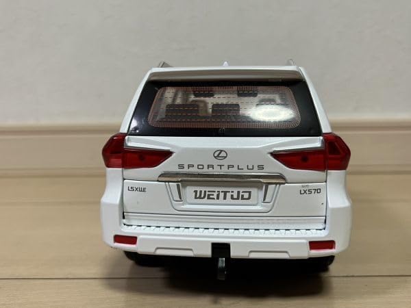 レクサス LX570 ミニカー 1/18 ホワイト H145 レクサス LX570 ミニカー
