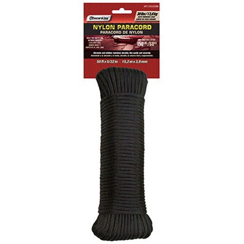 WELLINGTON CORDAGE LLC - 5/32 x50' BLK Paracord