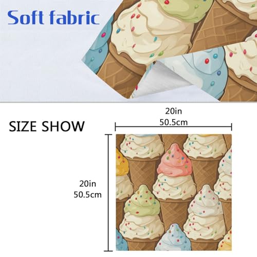 Set de 6 Servilletas de Tela de Hielo de 50.5x50.5 cm miniatura 7