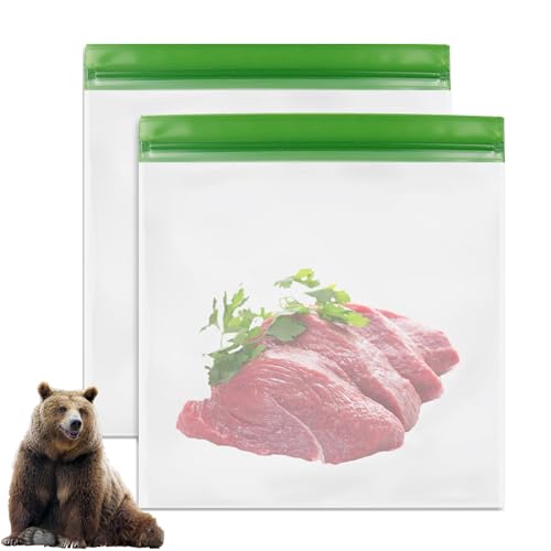 4 pack Bear Bags for Food Backpacking- Double Seal Odor