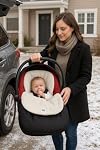 Jolly Jumper Cuddle Bag - Winter Infant Car Seat Cover & Stroller Bunting Bag - Baby Travel Accessory with Removable Cover