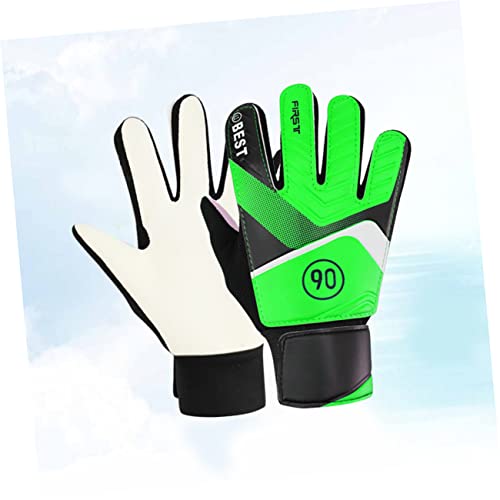 Veemoon 1 De Luvas Para Treinar Equipamento De Futebol Luvas De Látex Para Crianças Equipamento De F
