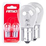 AMiO Universal Halógena White Ba15 para luz de día P21W (12 V) (juego)