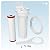 AQUATICLIFE Carbon Plus Carbon Block Water Filter 10x2.5 and 10-inch Water Filter Housing Canister for Reverse Osmosis Filtration Systems RO and RODI Units, For Chlorine Chloramine Reduction