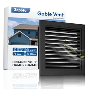 Zepoty 30,5 x 30,5 cm Giebelbelüftung