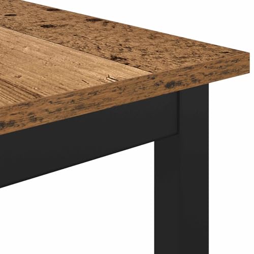 Banco de madera compacto que ahorra espacio con asiento de metal 8