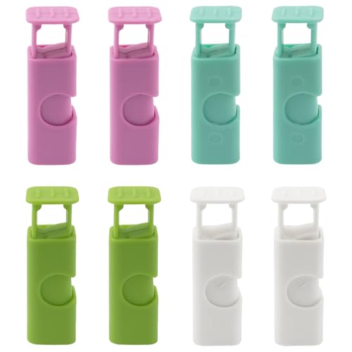 yyangz 8PCS Spring Closure Clip Multifunctional Sealing Clip Plastic Bag Snack Seal Clip Bread Fresh Spring Clip Potato Chip Bag Food Bag Clip Cereal Coffee Frozen Vegetable Bag Clip