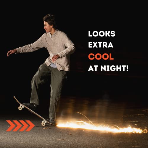 Tail Devil Skateboard Spark Plate | Sparks For Your Skateboard | Ultimate Skateboarder's Accessory | A Tail Plate Attachment For Cool Sparking Effect (1 Pack) #TOP4