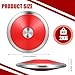 Syhood Training Discus Nylon Discus Sports Track and Field for Beginners Equipment for High School College Outdoor Sports Training Practice(Red, 2 kg)