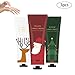Produktbild Goefly Weihnachten Handcremes Set, Weihnachtsbaum Rentier Weihnachtsmann Mini Handcreme 30mlx3 Feuchtigkeitscreme Pflegecreme für Weihnachten Geschenkset