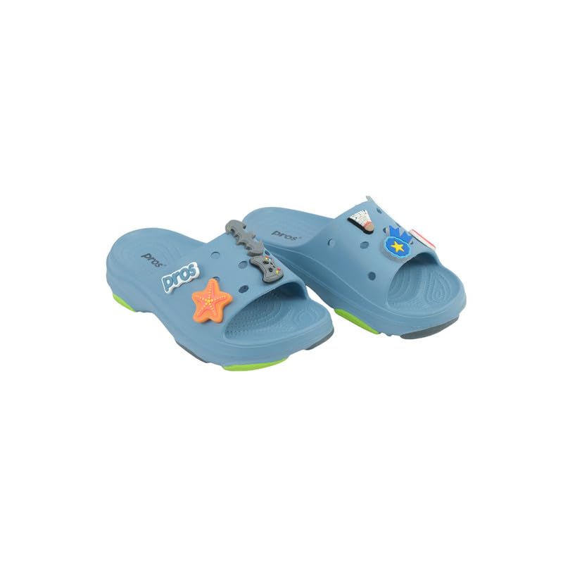 PROS Fashion Sandal for Boys | Indoor and Outdoor Footwear for Kids | Stylish Casual Slipper | Comfortable Insole | Soft Slide Sandal (B0D6NGFJDW) Amazon Price History, Amazon Price Tracker
