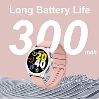 Smartwatch Damen, 1.43″ AMOLED-Display Touch Smart Watch mit Bluetooth Anrufe, Fitness Tracker mit Herzfrequenz SpO2 Schlafmonitor Schrittzähler, 100+ Sportmodi, IP68 Wasserdicht Fitnessuhr für iOS – Ansicht 7