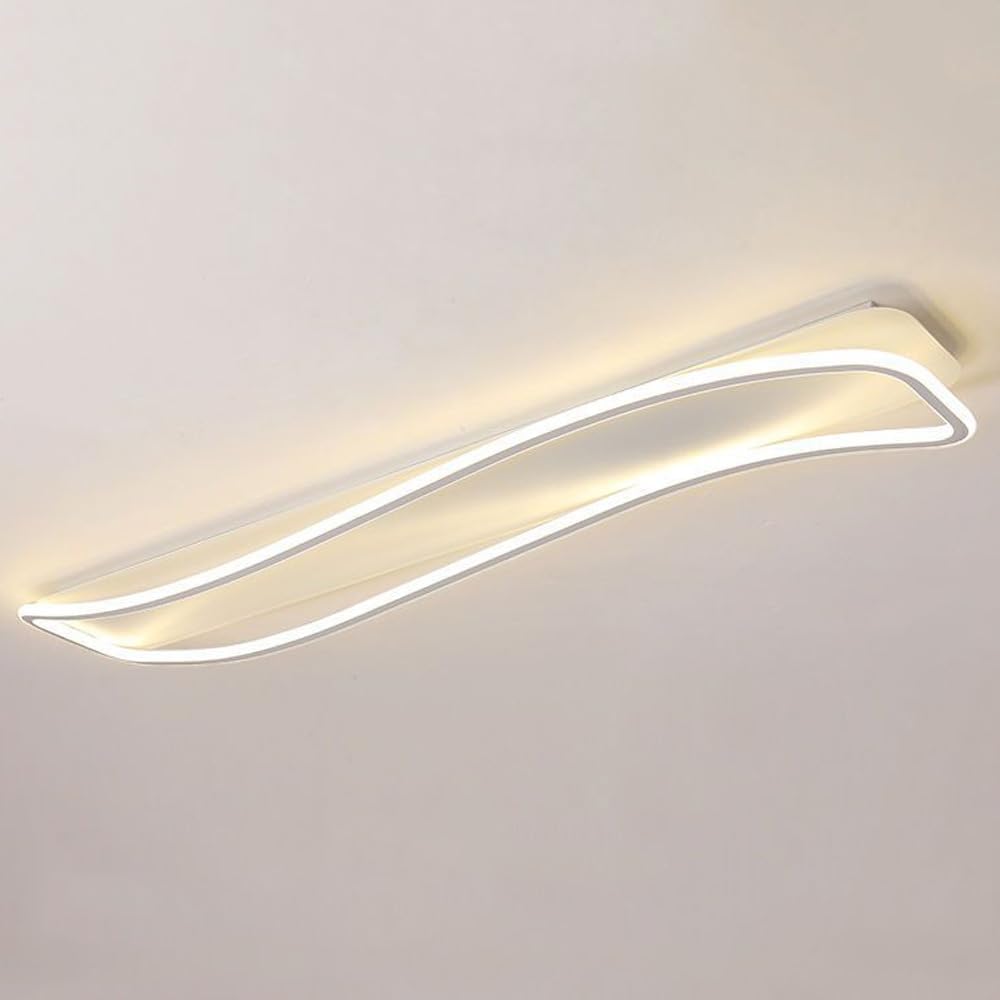 Plafonnier LED longue bande luminaire de couloir linéaire moderne C 80cm
