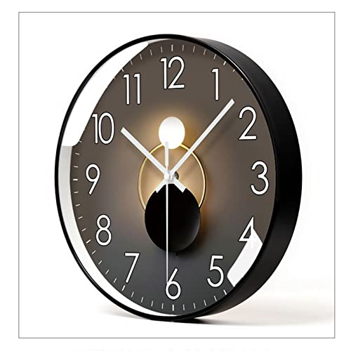 Reloj de pared digital de 25cm para decoracion de dormitorios modernos en color elegante 4