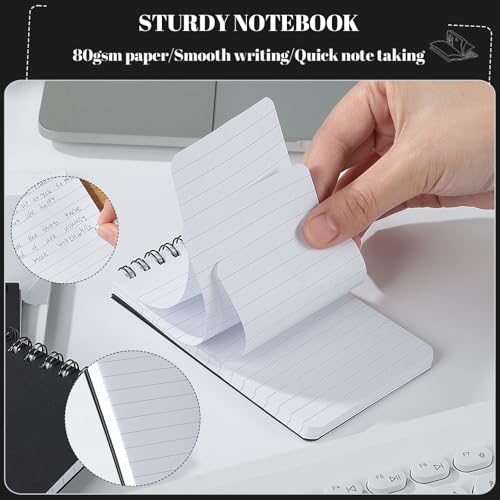 Bloc-notes à spirale compact 3x5 pour listes de courses à la maison et à l'école