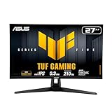 ASUS TUF Gaming VG27AQ5A QHD Monitor (27 Zoll, 2560 x 1440, 210Hz (OC), Fast IPS, ELMB Sync, 0,3ms Reaktionszeit, Lautsprecher, HDMI, DisplayPort, Gaming AI)