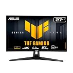 ASUS TUF Gaming 27” 1440P Monitor (VG27AQL5A) – QHD (2560 x 1440), 210Hz, 0.3ms, Fast IPS, Extreme Low Motion Blur Sync, Speakers, DisplayWidget Center, Gaming AI, Height Adjustment, 3 yr Warranty