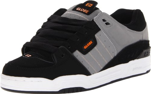 Image of Globe Mens Fusion Skate Shoes, Black /Night /Orange, 14 D US
