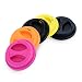 5/pack Travel Mug Lid, KSENDALO Reusable Silicone Mug Lids for 12oz/16oz Coffee Cups, Drinking Coffee/Tea Silicone Cup Cover,Mix-color