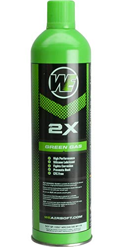 Evike - WE-Tech Airsoft Premium 2X High Performance Gas 10.5oz (Qty: 1 Can/Green)