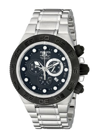 CrN^ Invicta Men's 1527 Subaqua Sport Chronograph Black Dial Stainless Steel Watch j Y rv ysAiz