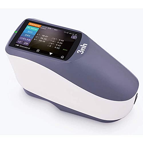 Touch Screen Spectrophotometer Color Meter Measuring Aperture 8mm Camera Locating Function Multi-illuminants Optical Geometry D/8