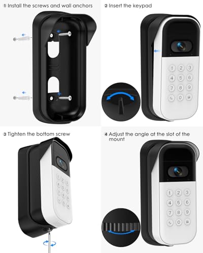 Support clavier vidéo myQ Smart Garage ajustable noir et résistant intempéries - 7