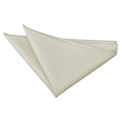DQT Ivory Formal Check Pocket Square Cover