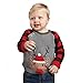 Mud Pie Buffalo Reindeer Sweater (12-18 Months) Grey