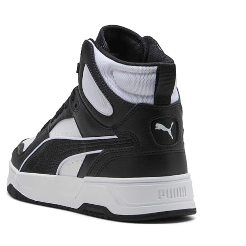 Puma RBD Break MID Unisex-Sneaker, Weiß, Schwarz, Weiß, Weiß, 5.5 UK – Ansicht 2