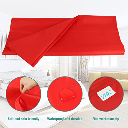 YHK Tubular Slide Sheet for Patient Transfer, Washable Reusable Flat Slide Sheet, Safetysure Transfer Slide for Moving Bedridden Patients, Slides for Cars, Hospital Bed, Home Care (15.7\" x 23.6\")