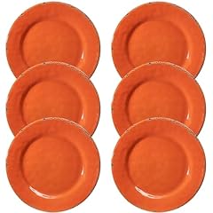 Salad Plates Orange