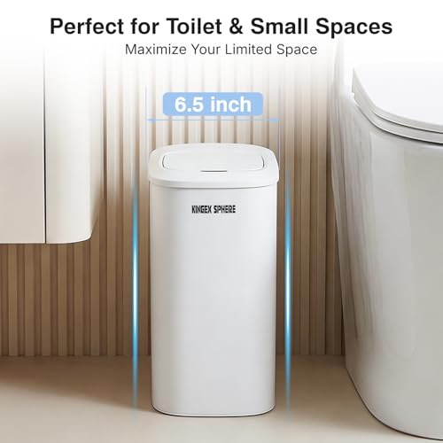 Basurero Sensor de Movimiento 2.6 Galones para Baño miniatura 2