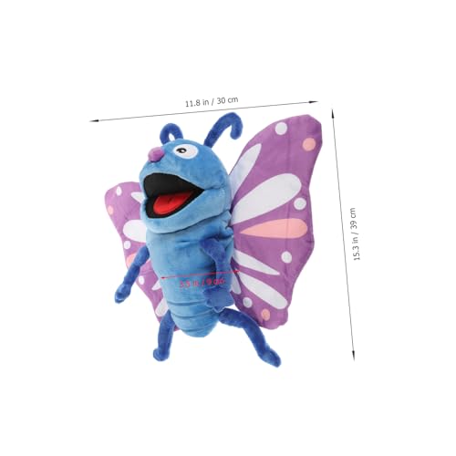 TOYANDONA Fantoche De Mão Borboleta Fantoche De Pelúcia Fantoche De Mão Animal Fantoche De Mão De Co