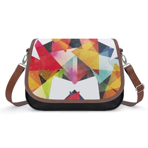 Sac à main pour femmes imperméable et sacoche bandoulière triangle
